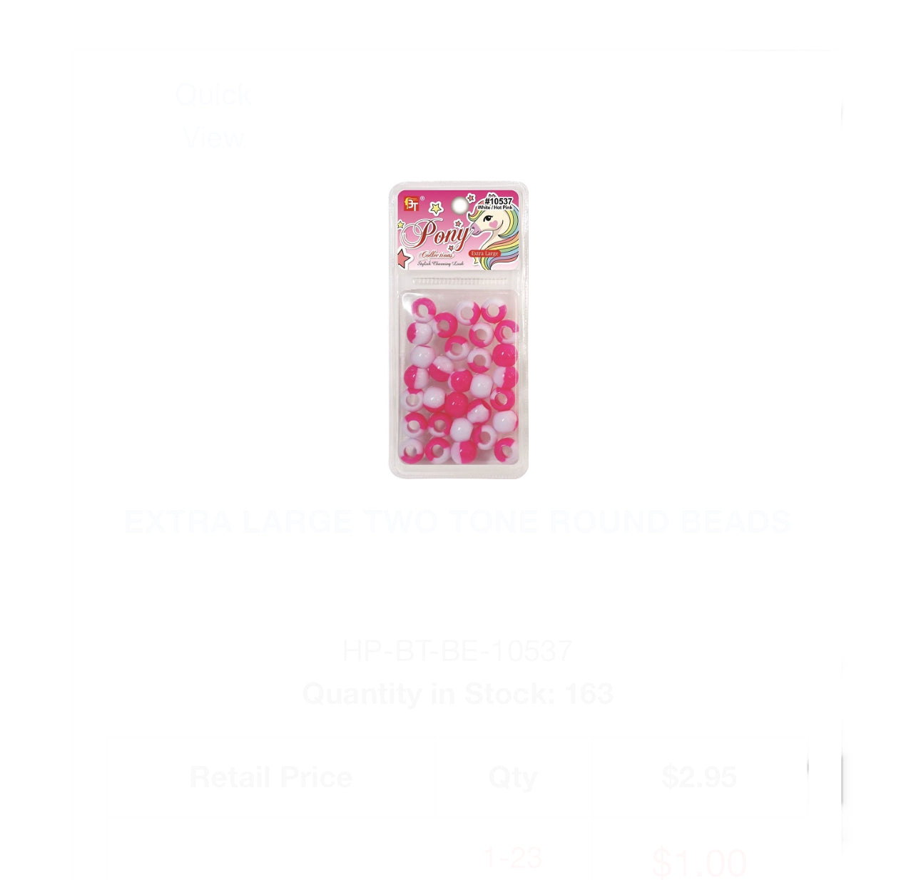 Pony Beads Swirl Colors