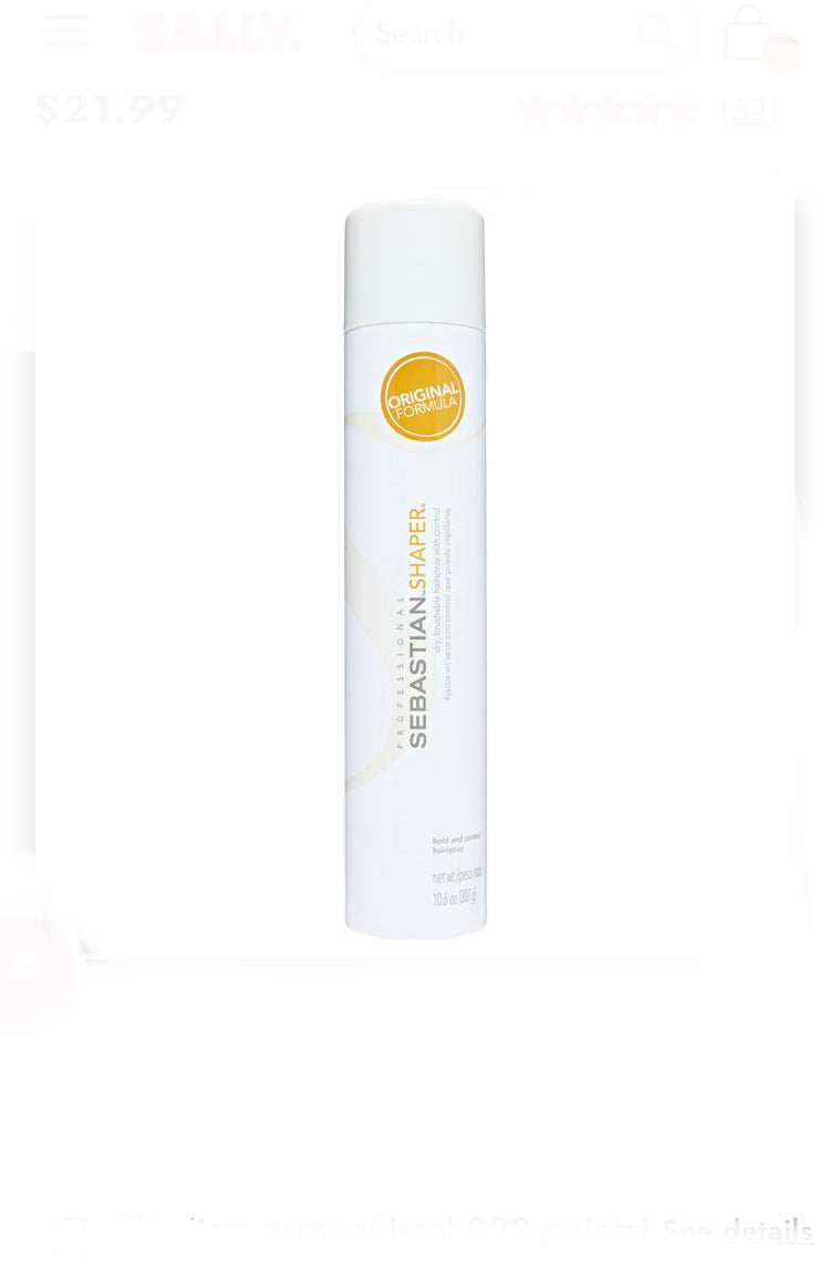 Professional Sebastian Shaper Hairspray