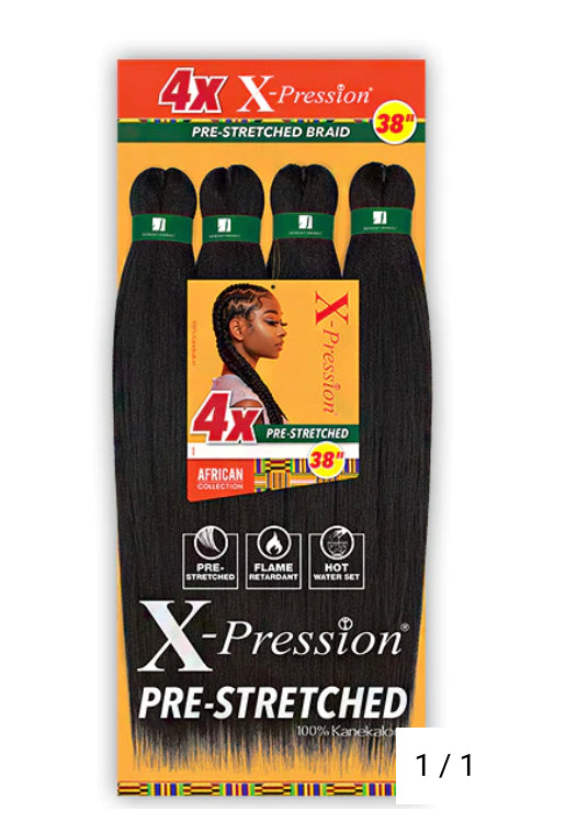 4X Pre- Stretched 38”