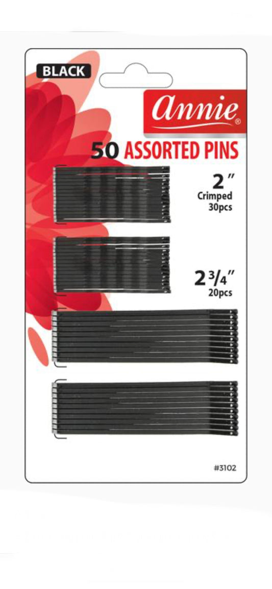 Annie 50PCS Assort Pins 2'' & 2 3/4''