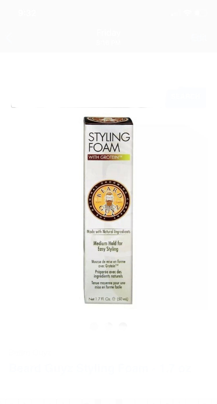 Styling Foam with Protein