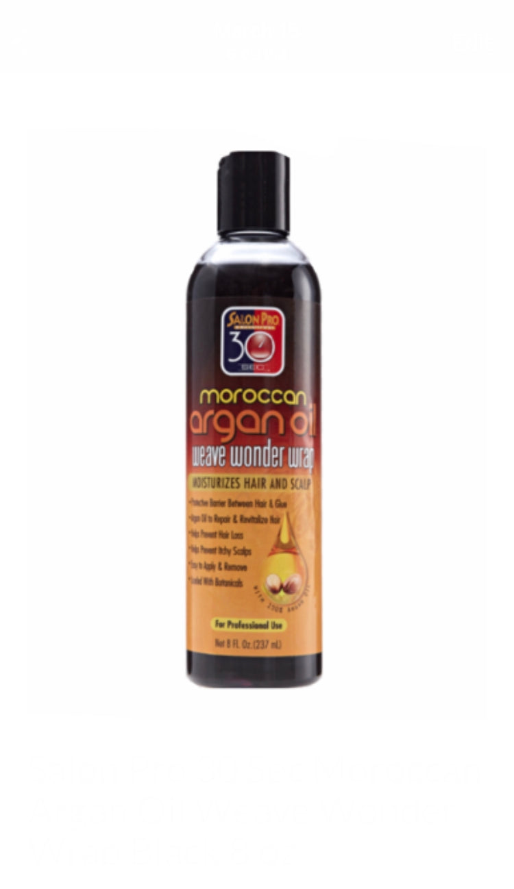 Salon Pro 30 Sec Moroccan Argan Oil Weave Wonder