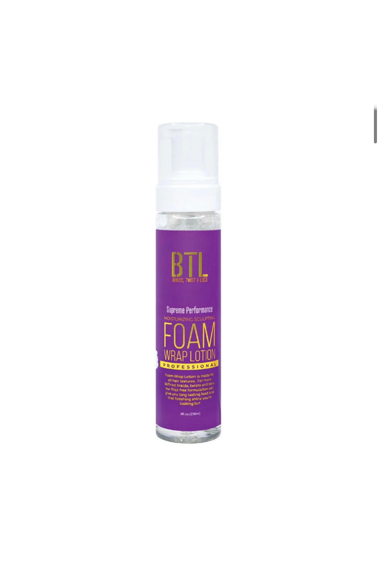BTL Super Performance Moisturizing Foam Wrap Lotion 8oz