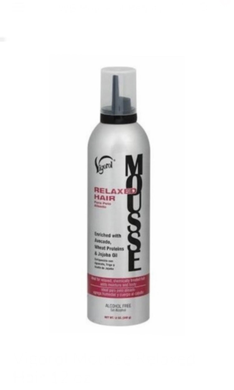 Vigorol Mousse Relaxed Hair 12oz
