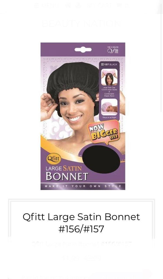 Qfitt Large Satin Bonnet