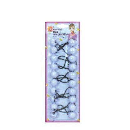 Ponytail Holders 10 pack - 20mm White