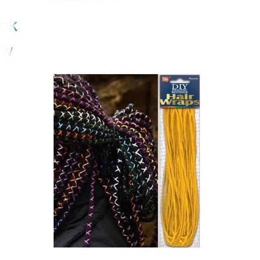 DIY Hair Braiding Wraps Round- Gold