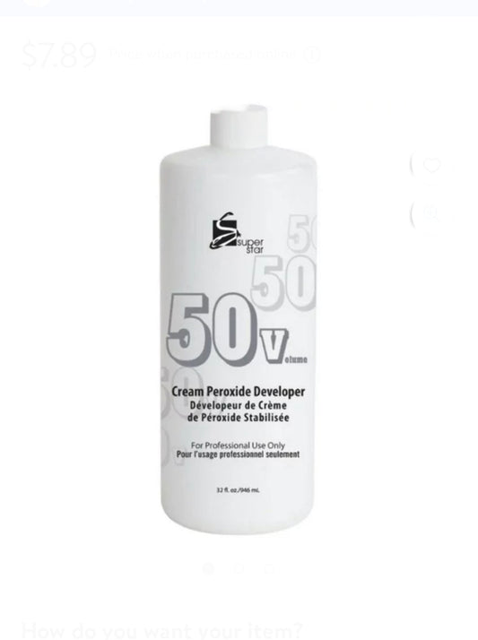 Super Star 50v Cream Peroxide Developer