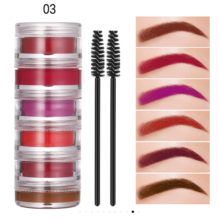 YABAOLIAN Eyebrow Cream Waterproof Eye Brow Matte Eyebrows Pomade Gel Long Lasting Eyeliner Sweatproof Eye