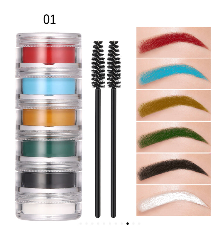 YABAOLIAN Eyebrow Cream Waterproof Eye Brow Matte Eyebrows Pomade Gel Long Lasting Eyeliner Sweatproof Eye