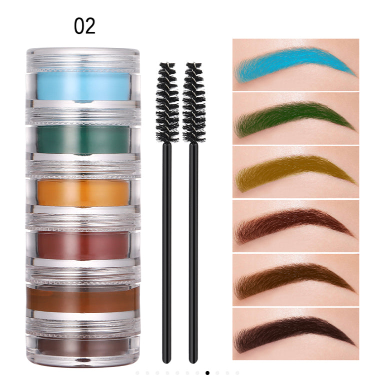 YABAOLIAN Eyebrow Cream Waterproof Eye Brow Matte Eyebrows Pomade Gel Long Lasting Eyeliner Sweatproof Eye
