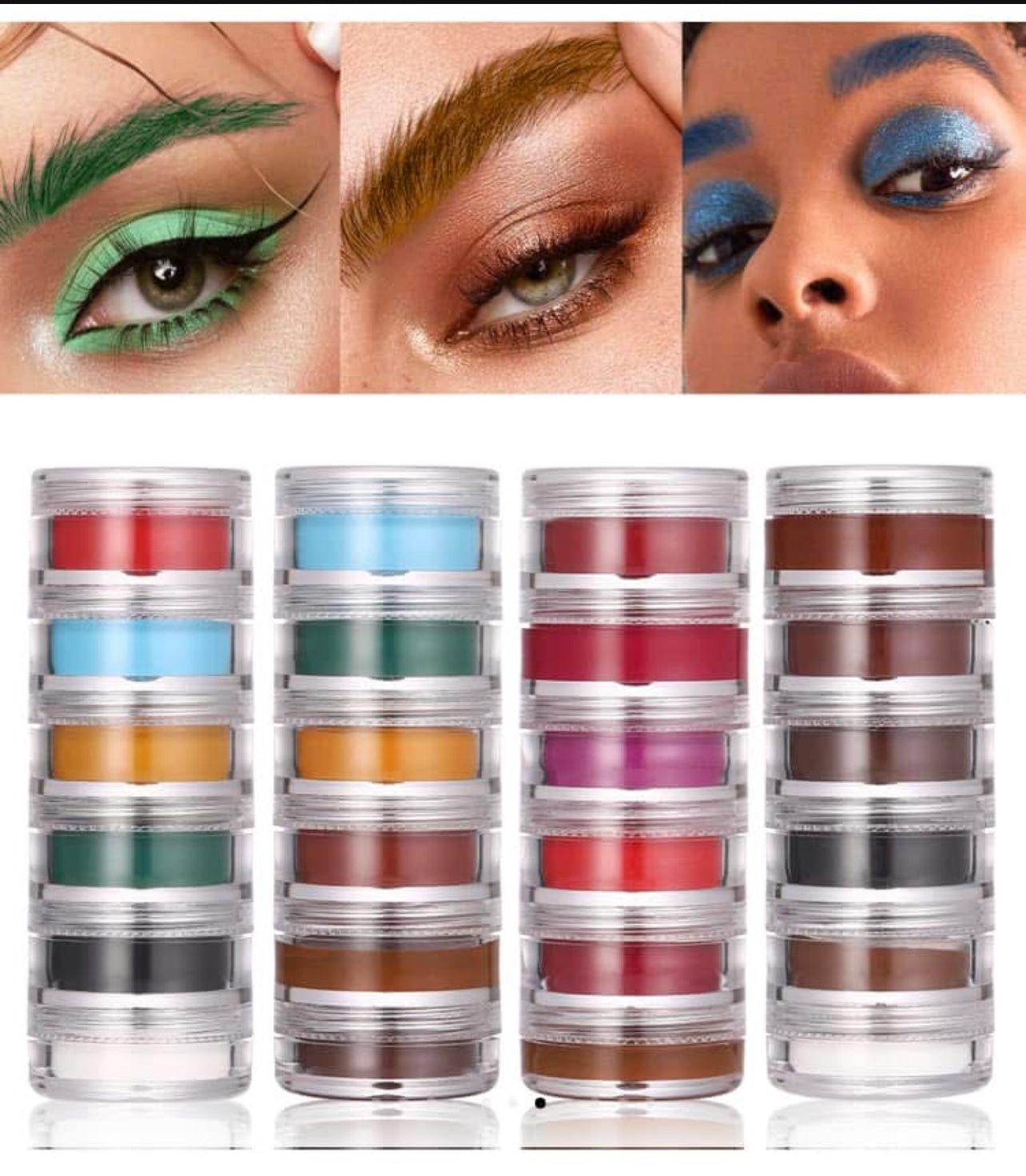 YABAOLIAN Eyebrow Cream Waterproof Eye Brow Matte Eyebrows Pomade Gel Long Lasting Eyeliner Sweatproof Eye