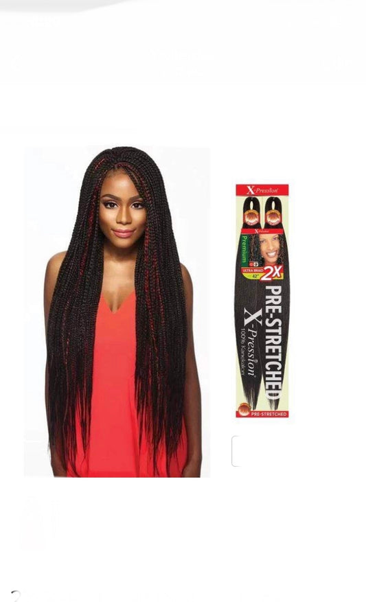 Outre 2X Xpression Pre Stretched Braiding Hair 42''