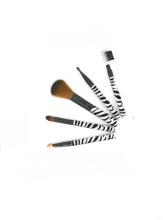 Zebra Print Perfect Brush 5pcs Set