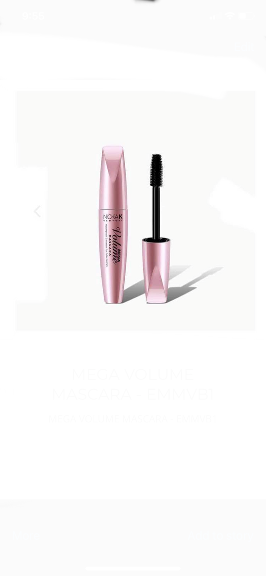 Mega Volume Mascara- EMMVB1